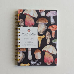 Carnet A5 ligné - Champignons